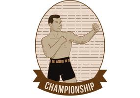 Old Time Boxing Vector
