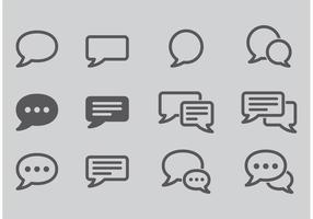 Live Chat Vector Icons