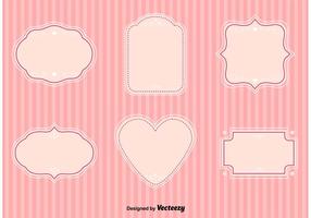 Blank Frame Soft Pink Background Pretty Stock Vector (Royalty Free)  1680932206