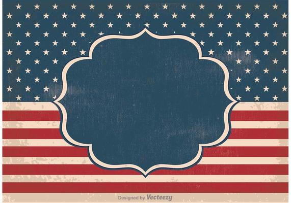 Old Vintage Independence Day Background
