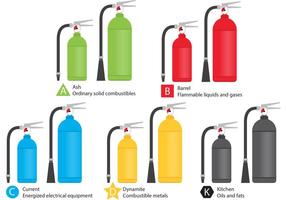 Extinguidores del vector del fuego