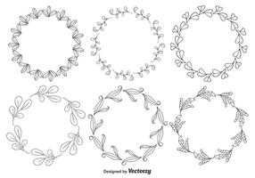 Decorative Floral Frames vector