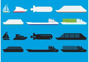 Ships Vector Icons