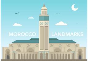 Free Morocco Hassan Mosque Vector