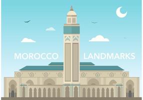 Free Morocco Hassan Mosque Vector