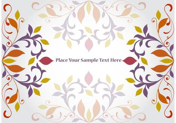 Floral Corner Vector Background