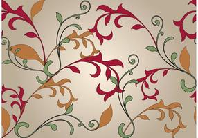 Swirly Floral Background vector