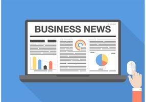 Free Business News Vector Graphic