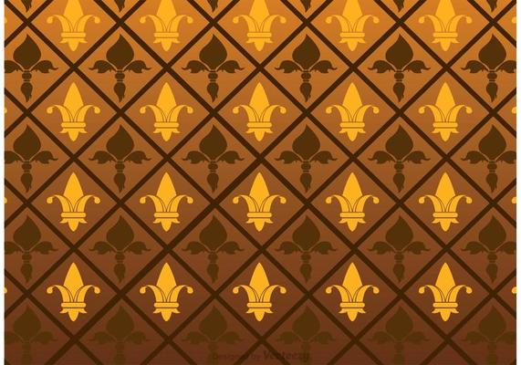 Fleur De Lis Pattern Vector