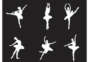 Vector bailarines de ballet