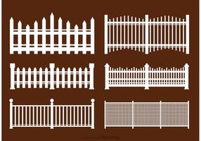 White Picket Fence Vectors