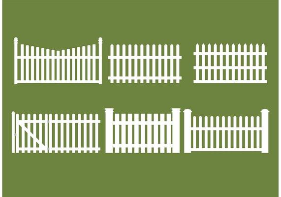 White Picket Fence Vector Art, Icons, and Graphics for Free Download