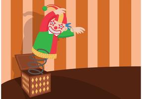 Jack in The Box Illustration  vector