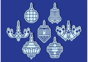 Crystal Chandelier Vector Pack