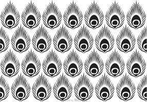 Peacock Black Pattern Vector