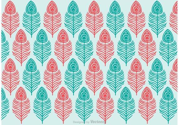 Peacock Pattern Vector