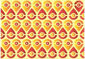 Seamless Peacock Tail Pattern Vector