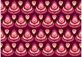 Seamless Exotic Peacock Pattern Vector