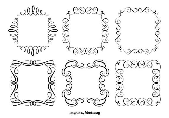 Decorative Ornament Frame Set