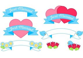 Just Married Vector Graphics