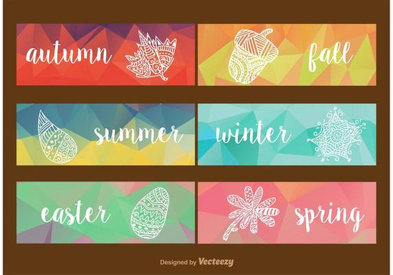 Seasonal Geometric Labels