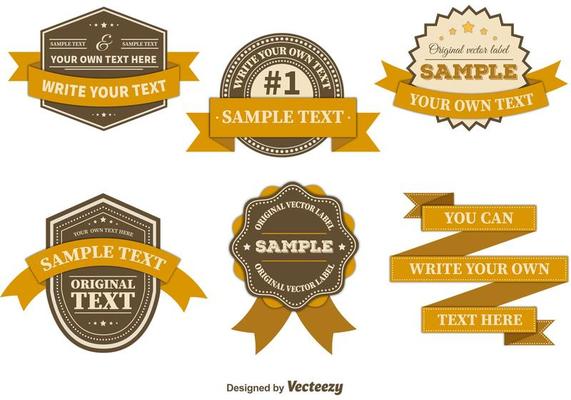 Retro Badges Templates