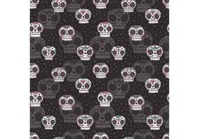 Free Dia de Los Muertos Vector Pattern