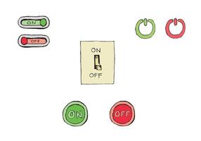 Free OnOff Button Vector Series