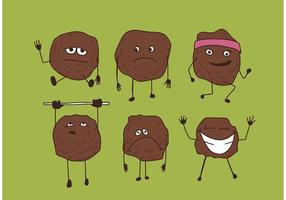 Meatball Vector Character Set