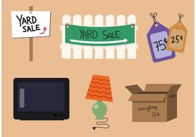 Yard Sale Vector Set