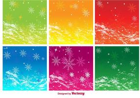 Seasonal Background Vectors