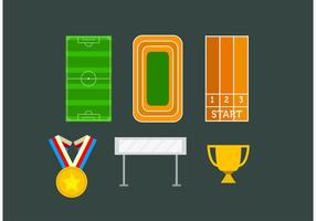 Icons Olympic Competition Vectors 