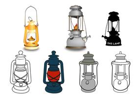 Gas Lamp Vectors 