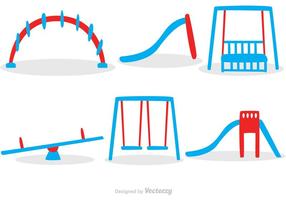 Playground Sets Icons Vector Pack