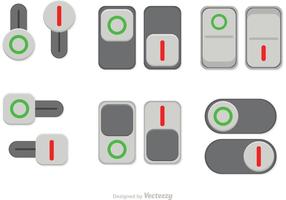 Switch On Off Button Vectors