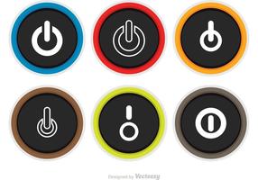 On Off Button Vectors