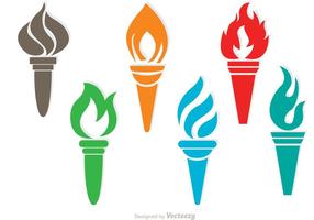 Torch Icons Vectors