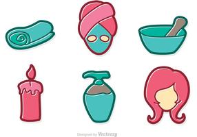 Beauty Treatment Cartoon Vectors Pack