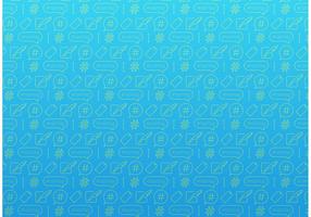 Hashtag Pattern Free Vector