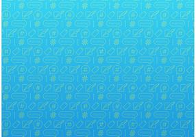 Hashtag Pattern Free Vector