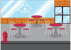 Vector de la cafetería