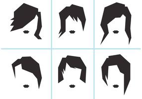 cabelo emo dos desenhos animados de textura grunge retrô 13823048 Vetor no  Vecteezy