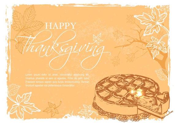 Free Happy Thanksgiving Vector Illustration