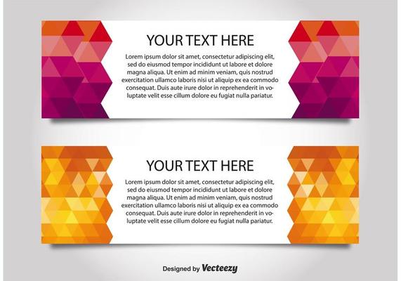 Modern Style Web Banner Templates