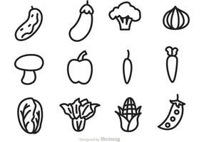 Vegetable Vector Icons