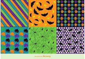 Free Vector Halloween Background Patterns