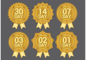 30 Day Free Trial Vectors 