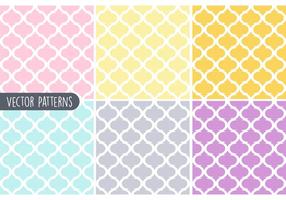 Pastel Geometric Vector Pattern Set