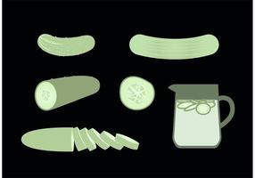 Cucumber Free Vector Set