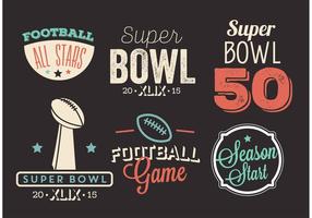 Super Bowl Vector Set